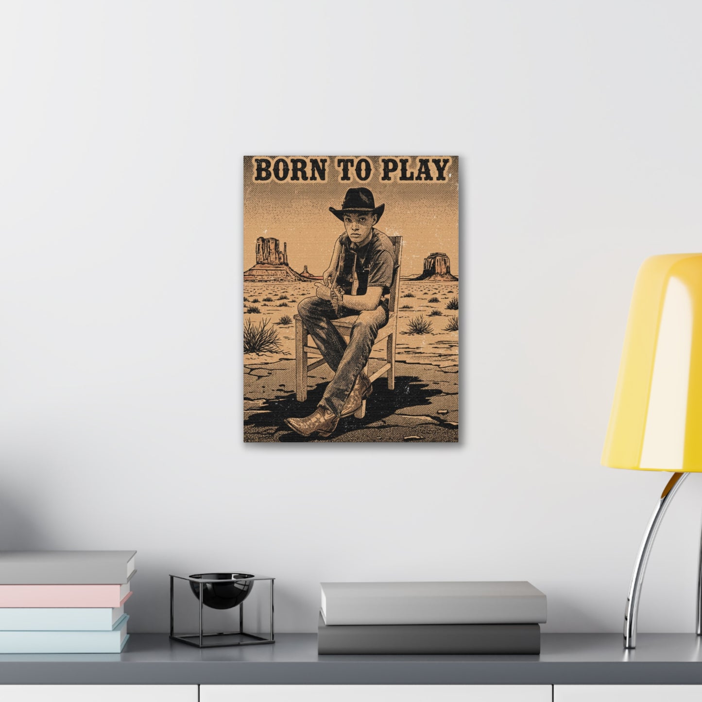 Born to Play Music Festival Ozark Overdrive poster Canvas Stretched | Power of Music wall art