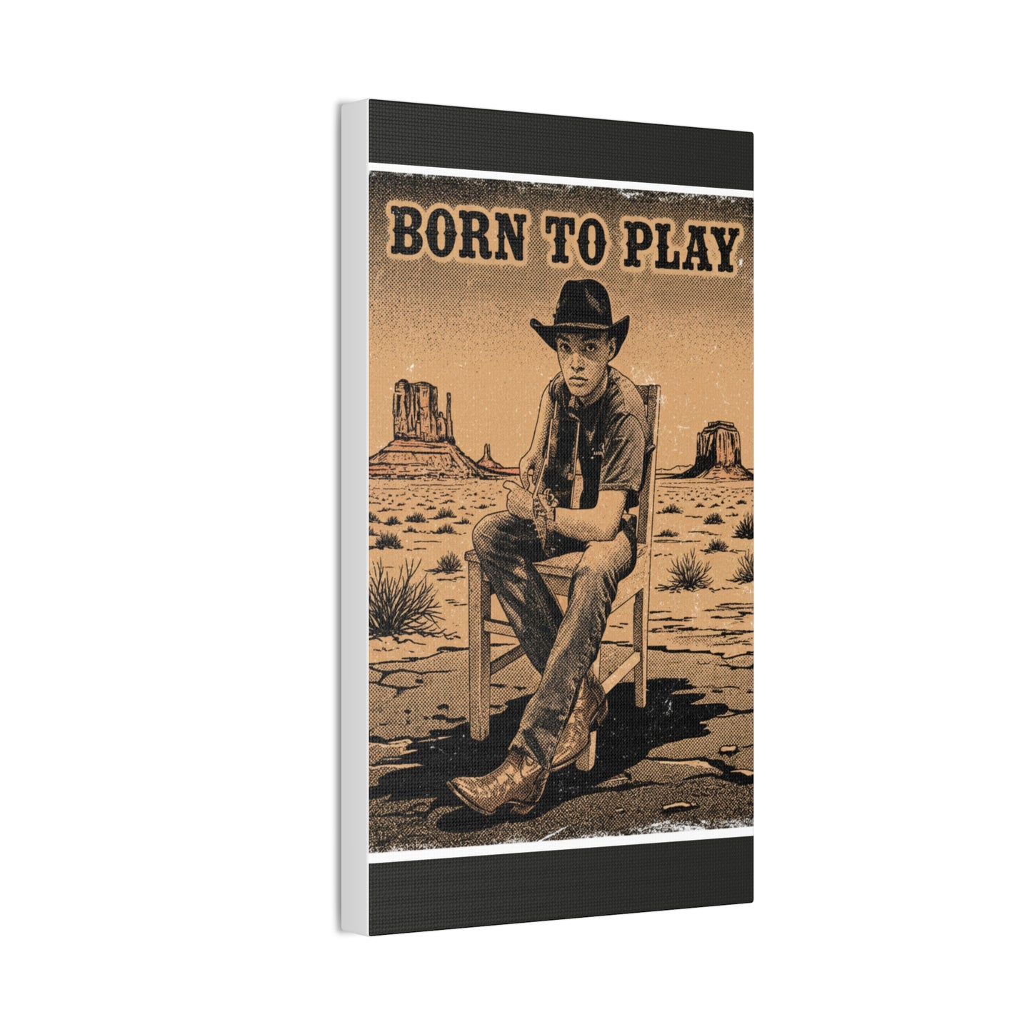 Born to Play Music Festival Ozark Overdrive poster Canvas Stretched | Power of Music wall art