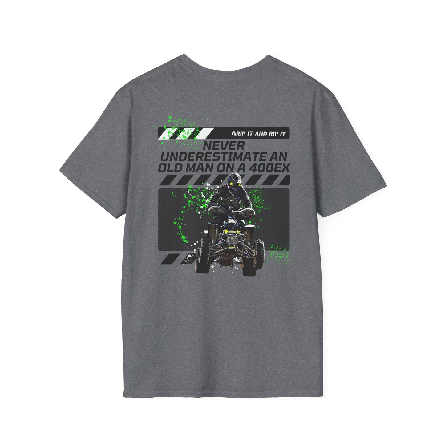 Honda 400 EX Racing Shirt — "Never Underestimate An Old Man"