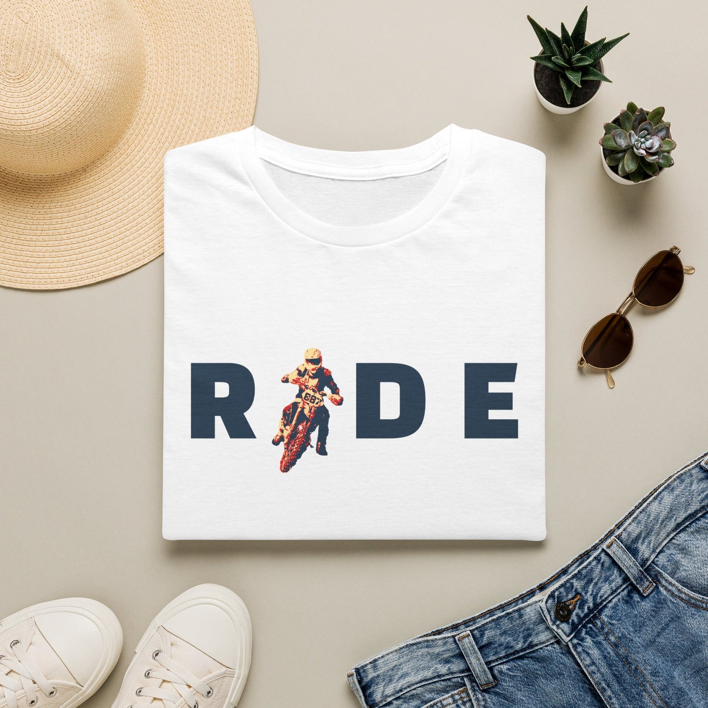 KTM 300 Dirt Bike 'RIDE' T-Shirt | Men's Motocross Riding Tee