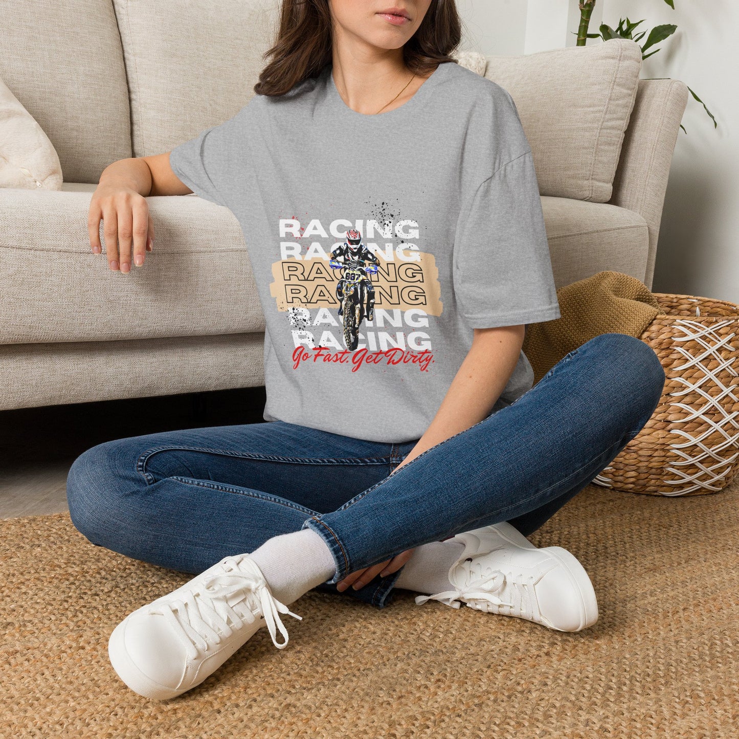Go Fast Get Dirty KTM 300 Dirt Bike Racing T-Shirt | Motocross Racing Shirt