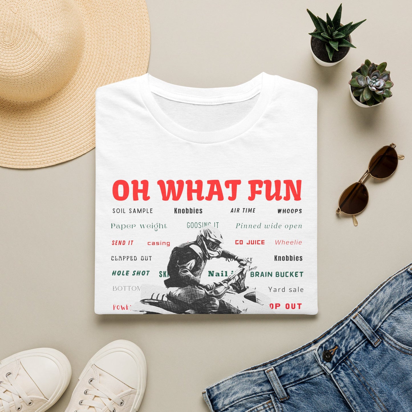Holiday Fourwheeler Racing Tee Shirt | Honda 400 | Oh What Fun It is to Ride Racing Slang | ATV Ugly Sweater