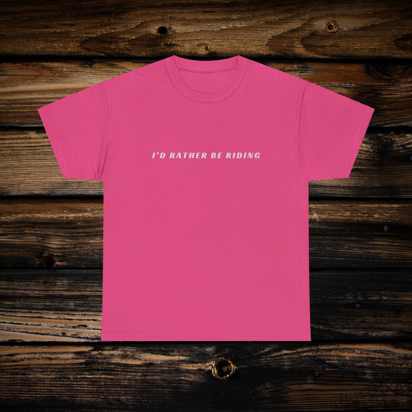 Mens Shirt | I'd Rather Be Riding Shirt | HEAVY Cotton Adult Unisex t shirt | Dirt bike shirt | Fourwheeler shirt | ATV Riding Shirt