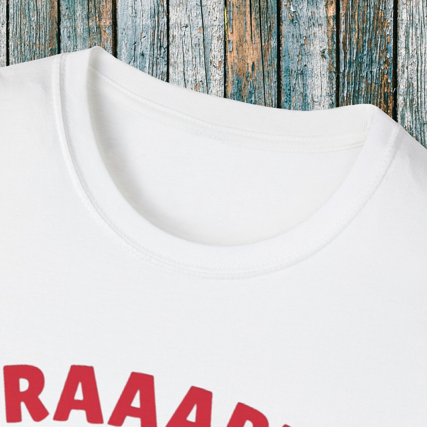 Holiday Bike Softstyle T-Shirt | Braaapin Around The Christmas Tree | Dirt Bike Ugly Sweater