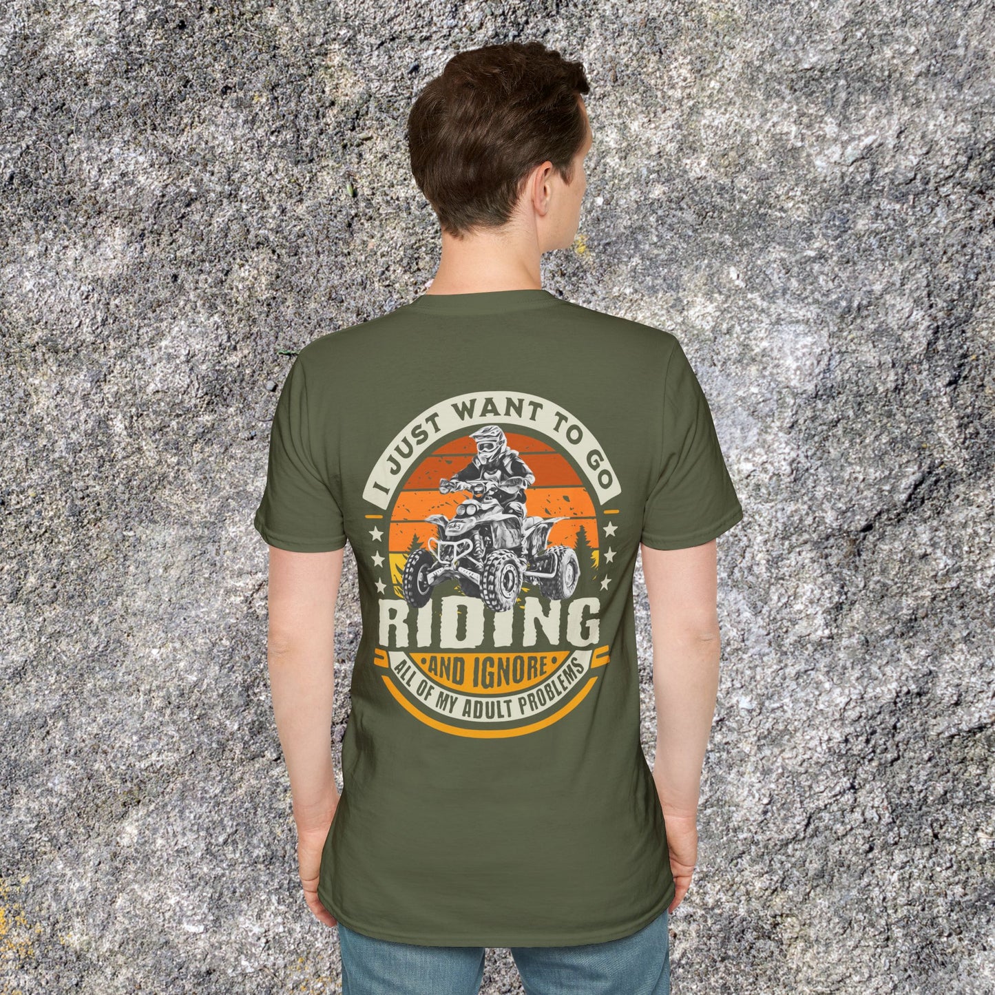 Honda 400EX 'I Just Want to Go Riding and Ignore All My Adult Problems' T-Shirt | ATV Riding shirt
