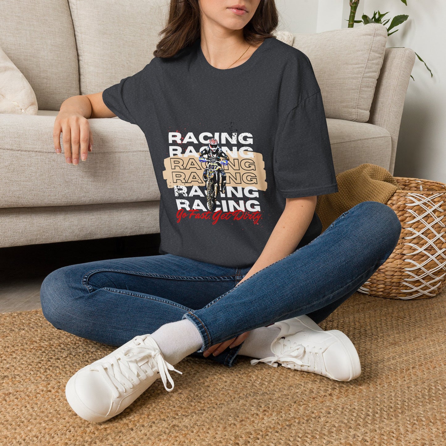 Go Fast Get Dirty KTM 300 Dirt Bike Racing T-Shirt | Motocross Racing Shirt