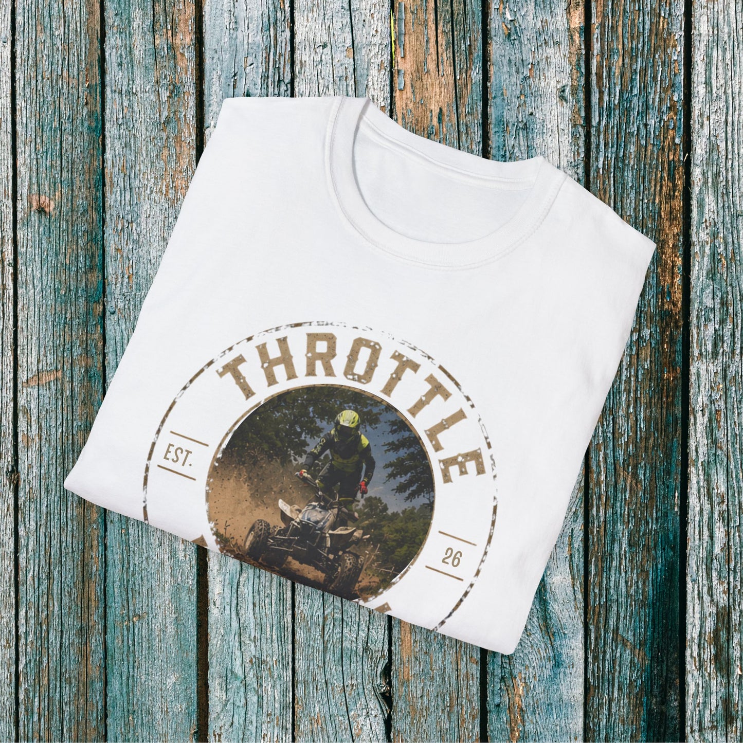 Vintage Trottle Junkie Dirt Therapy Shirt | Honda 450 ATV Racing | AXC Arkansas Pro Racing Series | Dickerson