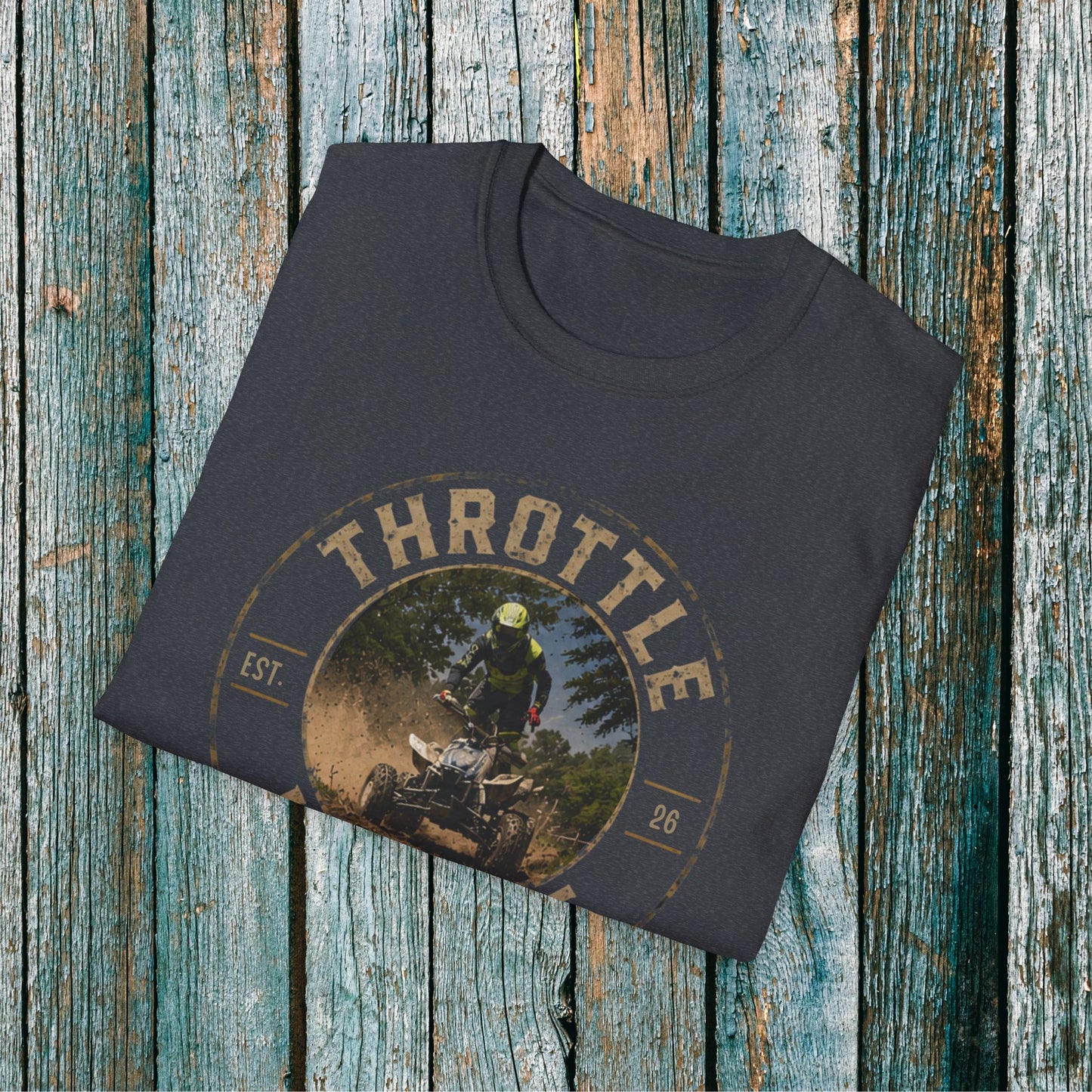 Vintage Trottle Junkie Dirt Therapy Shirt | Honda 450 ATV Racing | AXC Arkansas Pro Racing Series | Dickerson
