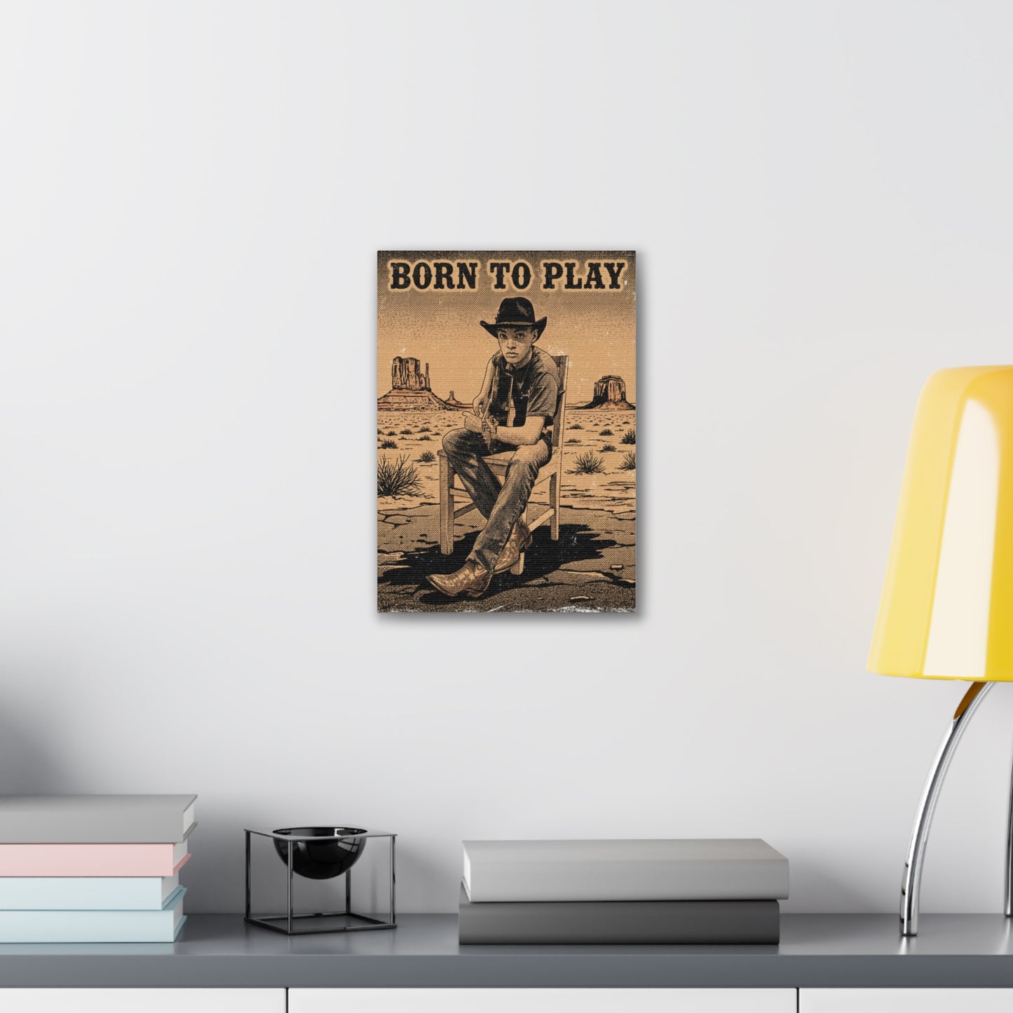 Born to Play Music Festival Ozark Overdrive poster Canvas Stretched | Power of Music wall art