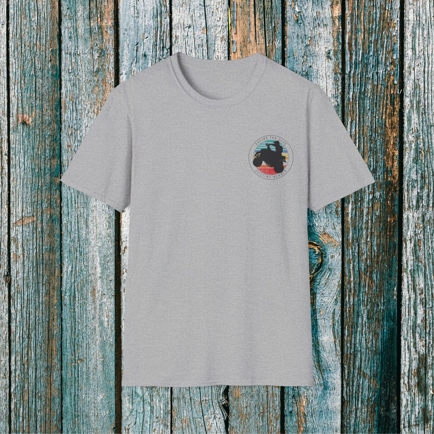 Honda 400EX Retro Distressed Four Wheeler T-Shirt | 2 -sided RIDE Graphic with Honda 400 EX