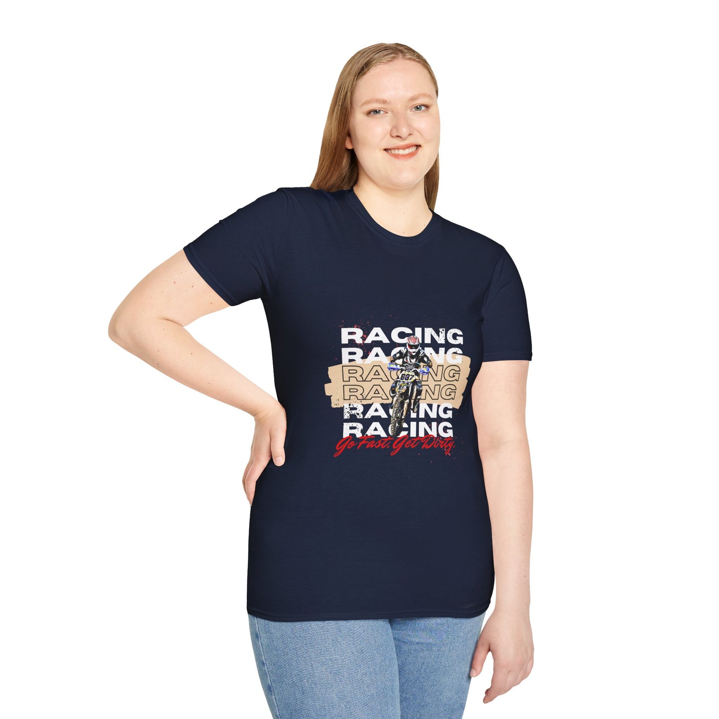 Go Fast Get Dirty KTM 300 Dirt Bike Racing T-Shirt | Motocross Racing Shirt
