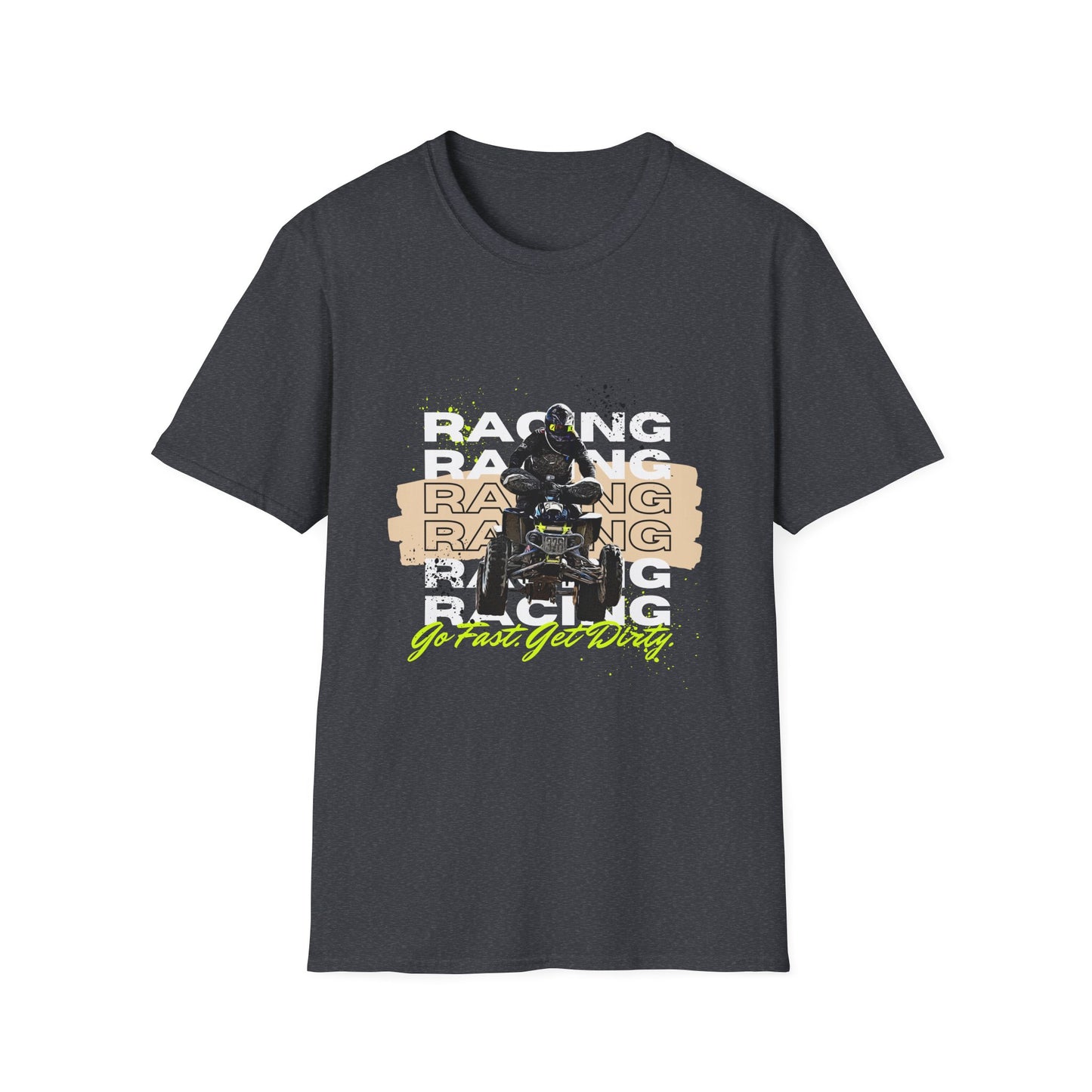 Honda 400 ATV Racing T-Shirt | Go Fast Get Dirty Off-Road Shirt | Four Wheeler Racing