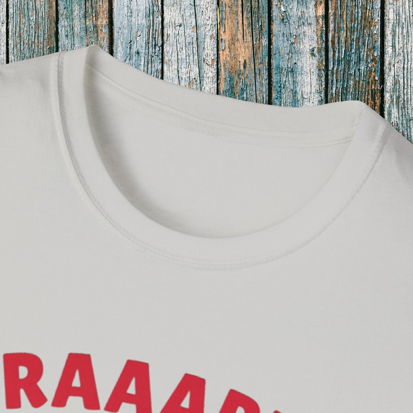 Holiday Bike Softstyle T-Shirt | Braaapin Around The Christmas Tree | Dirt Bike Ugly Sweater