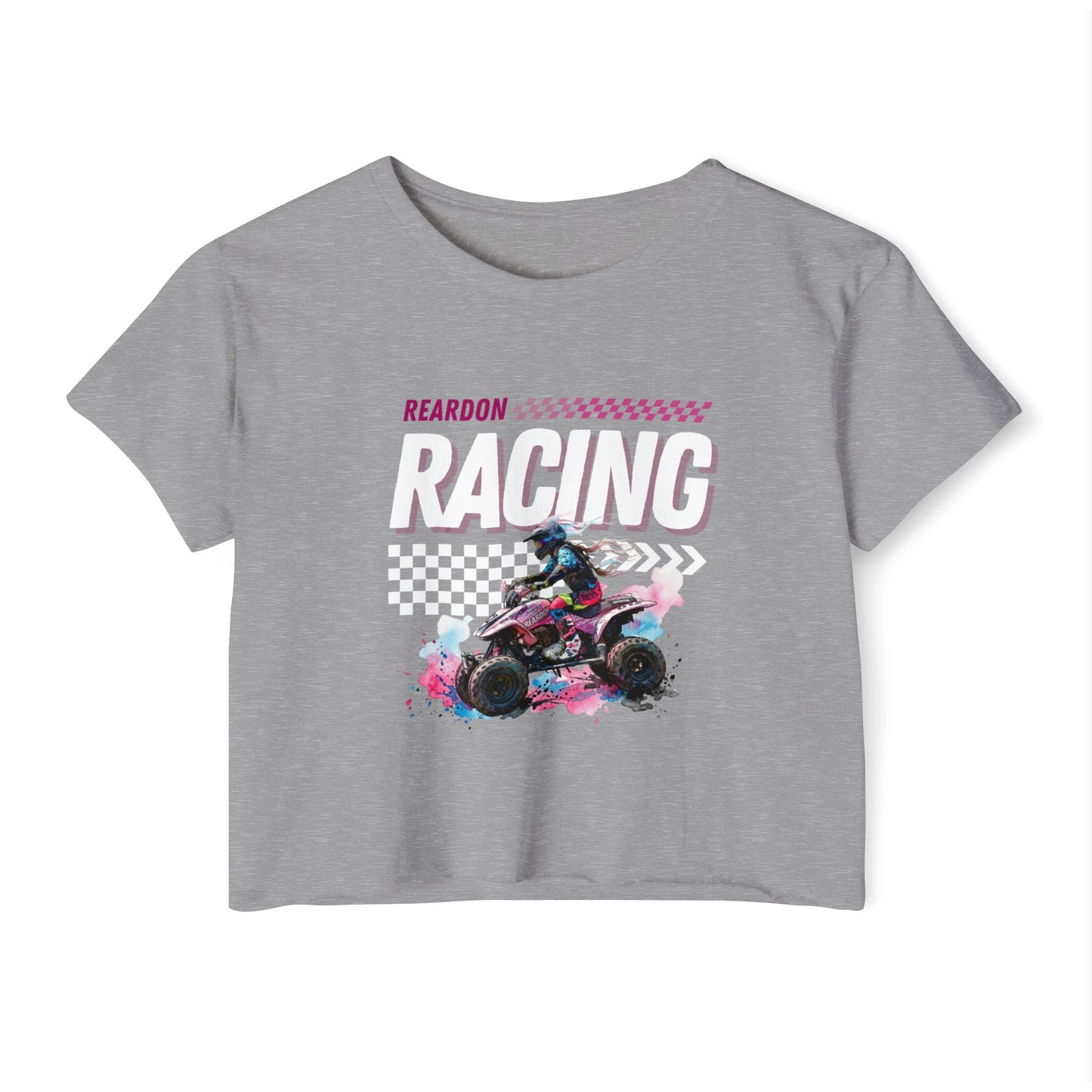 Reardon Racing Crop Top — Women's Festival Racing Graphic