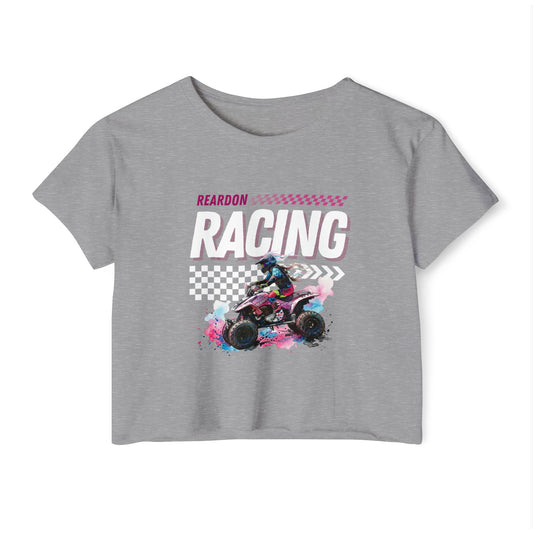 Reardon Racing Crop Top — Women's Festival Racing Graphic