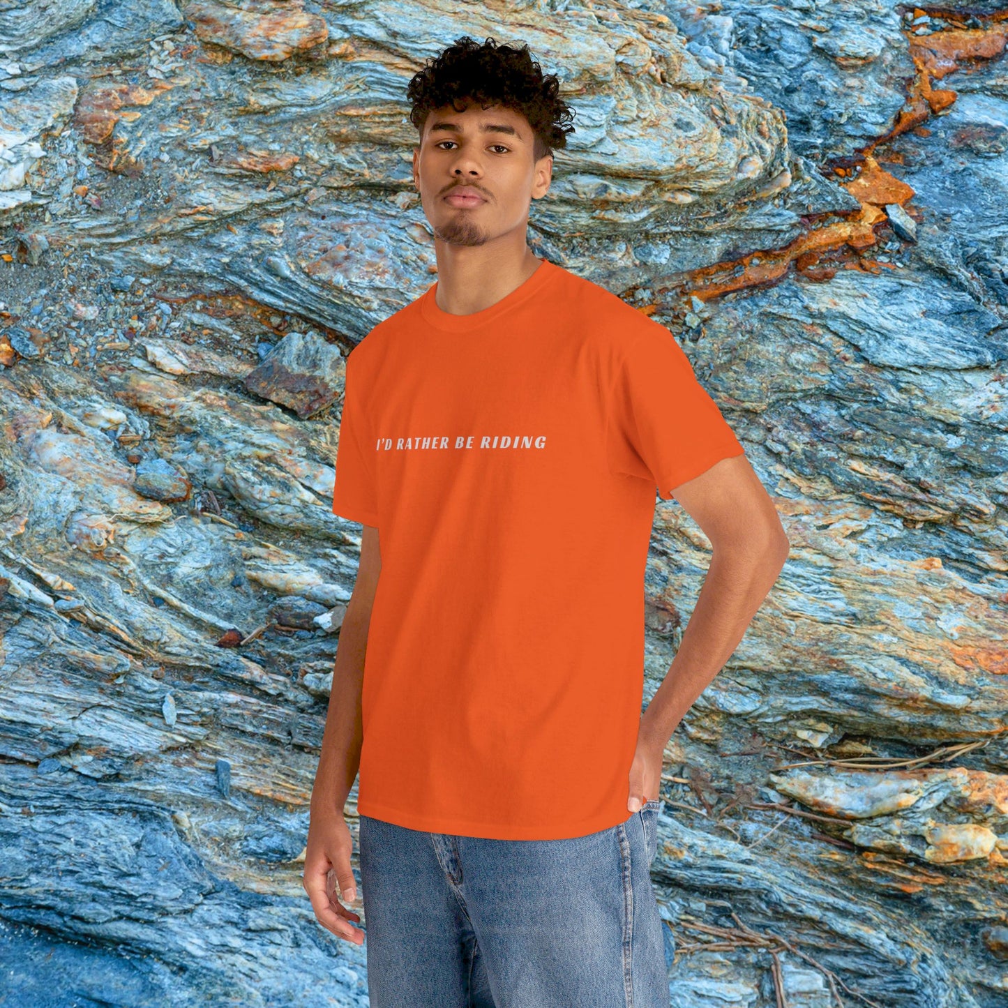 Mens Shirt | I'd Rather Be Riding Shirt | HEAVY Cotton Adult Unisex t shirt | Dirt bike shirt | Fourwheeler shirt | ATV Riding Shirt