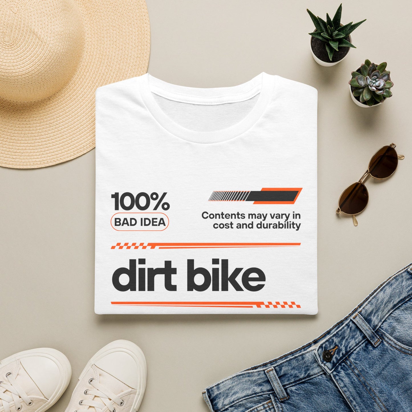 Dirt Bike Ingredients T-Shirt | Funny Motocross Men's Riding Shirt