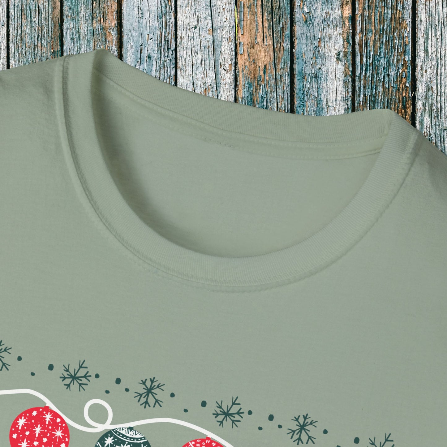 Holiday Motocross Racing | Braaap Braaap Festive Ugly Sweater T-Shirt