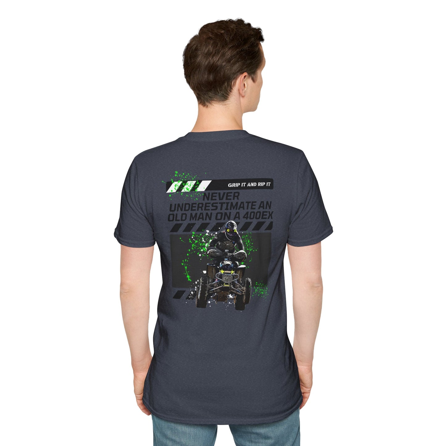 Honda 400 EX Racing Shirt — "Never Underestimate An Old Man"