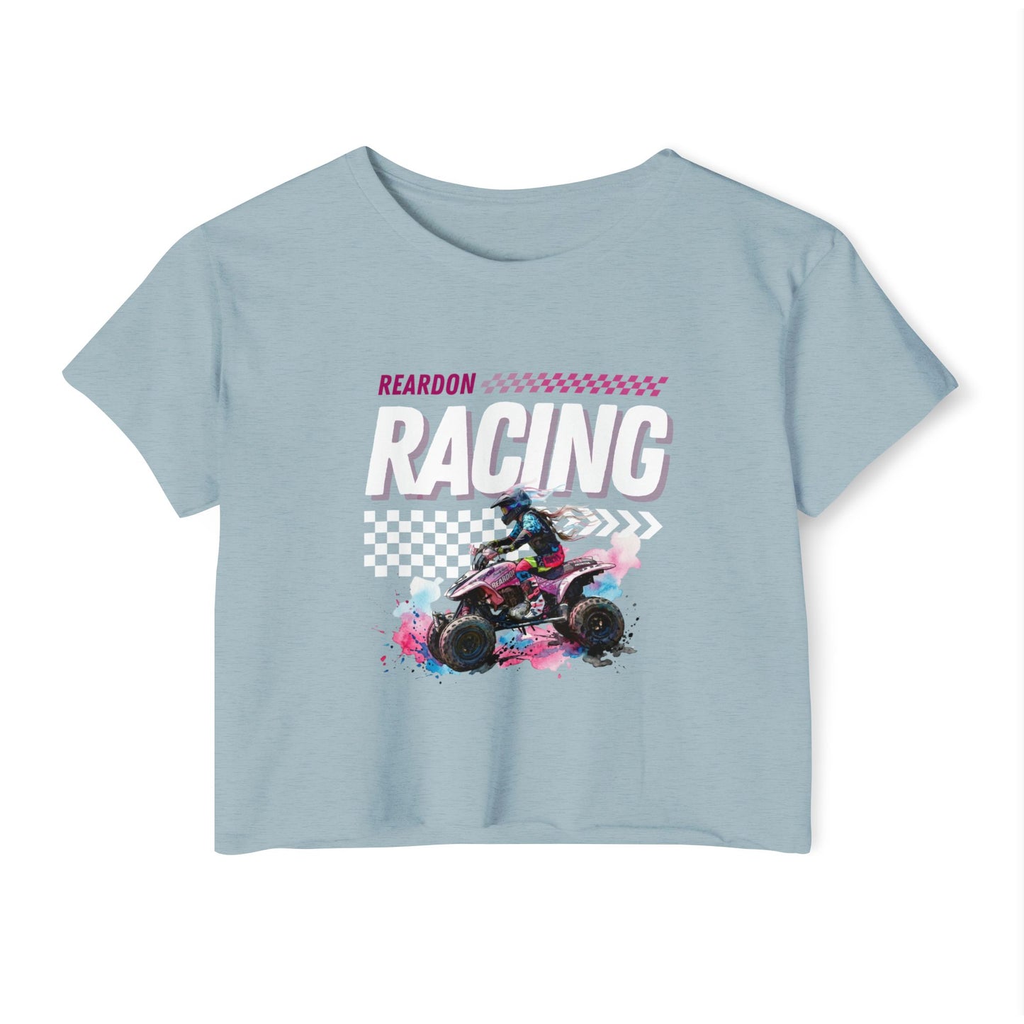 Reardon Racing Crop Top — Women's Festival Racing Graphic