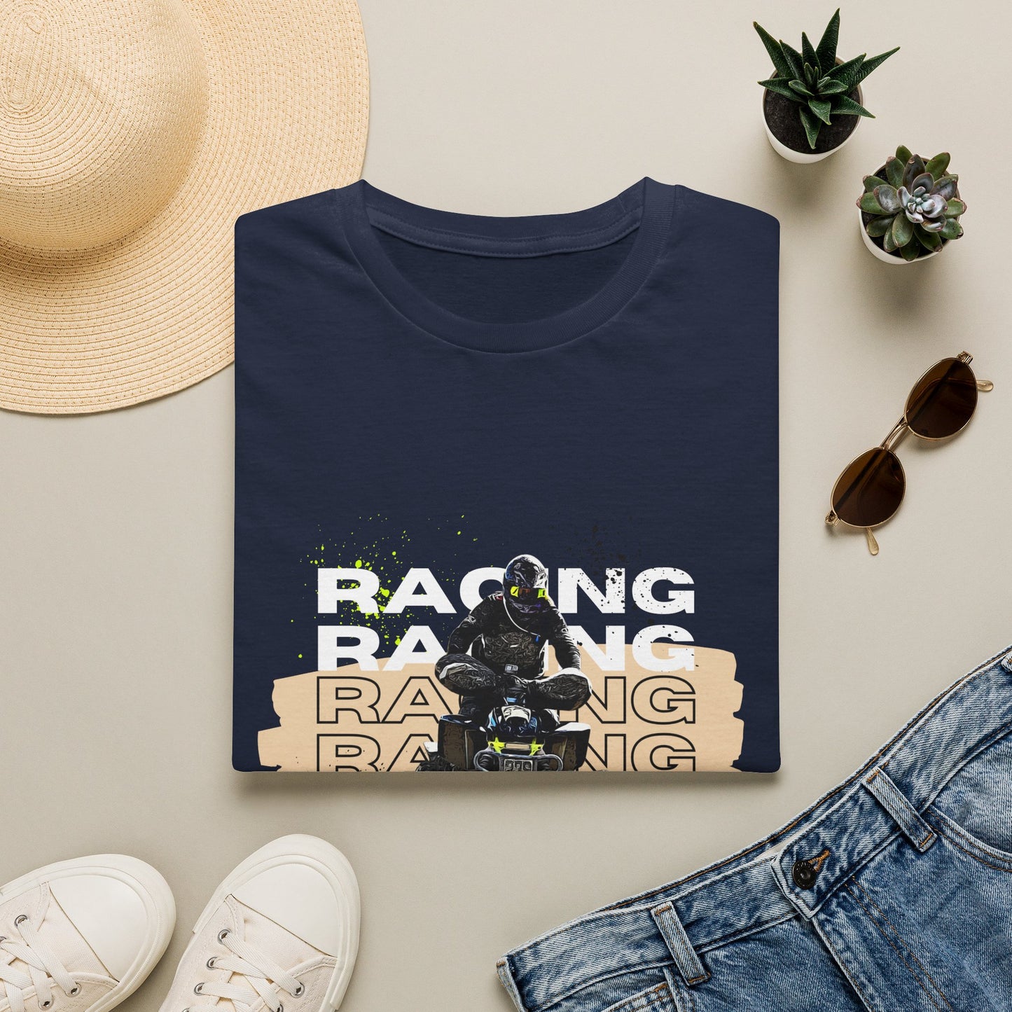 Honda 400 ATV Racing T-Shirt | Go Fast Get Dirty Off-Road Shirt | Four Wheeler Racing