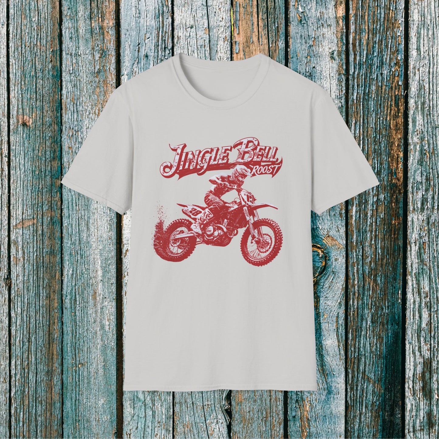 Holiday Motocross Racing Ugly Sweater | Jingle Bell Roost T-Shirt