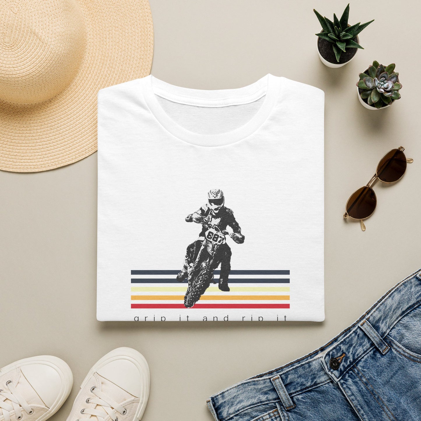 KTM Grip It and Rip It Dirt Bike T-Shirt | Motocross Riding Tee
