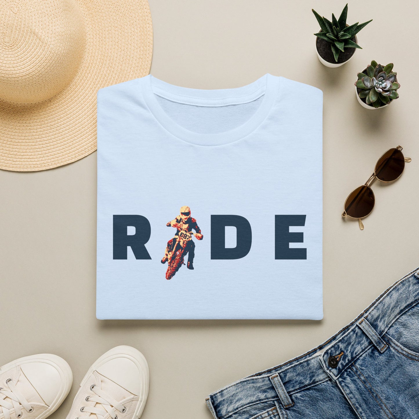 KTM 300 Dirt Bike 'RIDE' T-Shirt | Men's Motocross Riding Tee