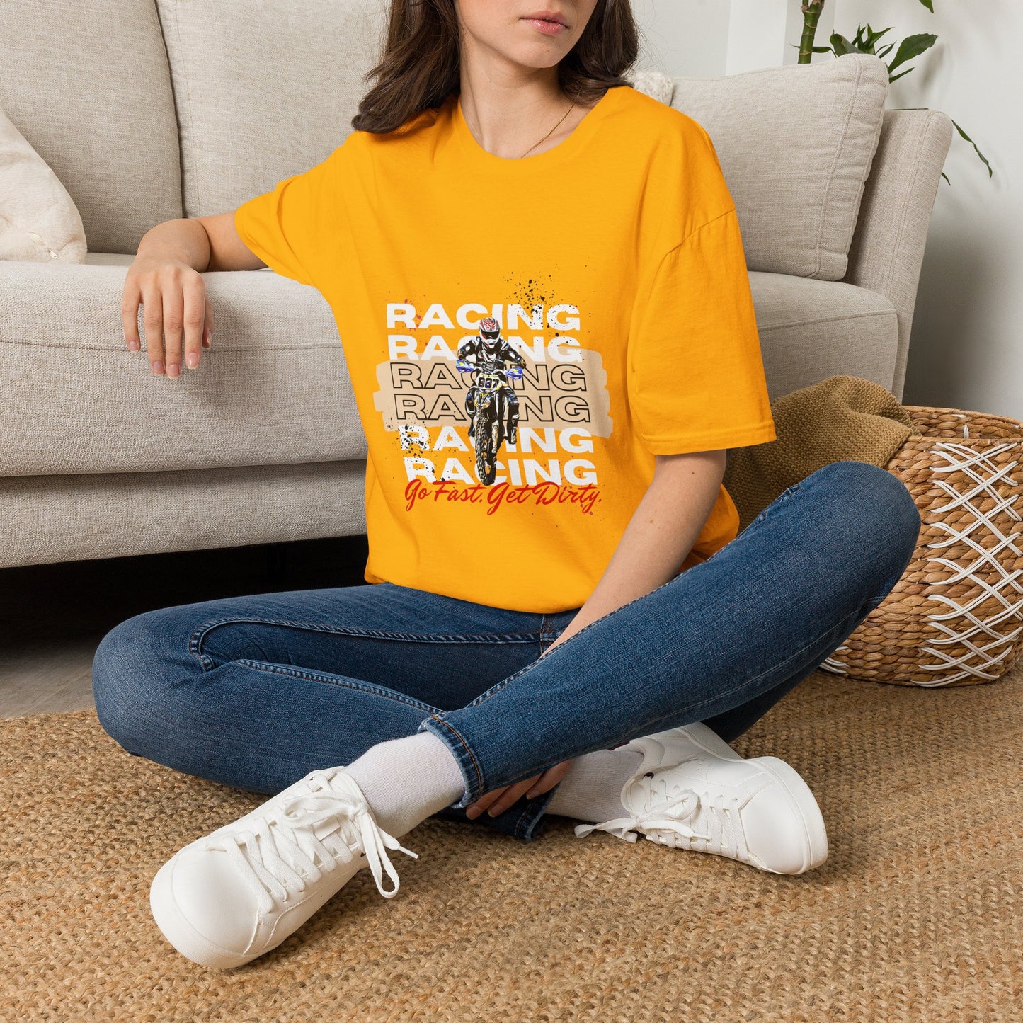 Go Fast Get Dirty KTM 300 Dirt Bike Racing T-Shirt | Motocross Racing Shirt