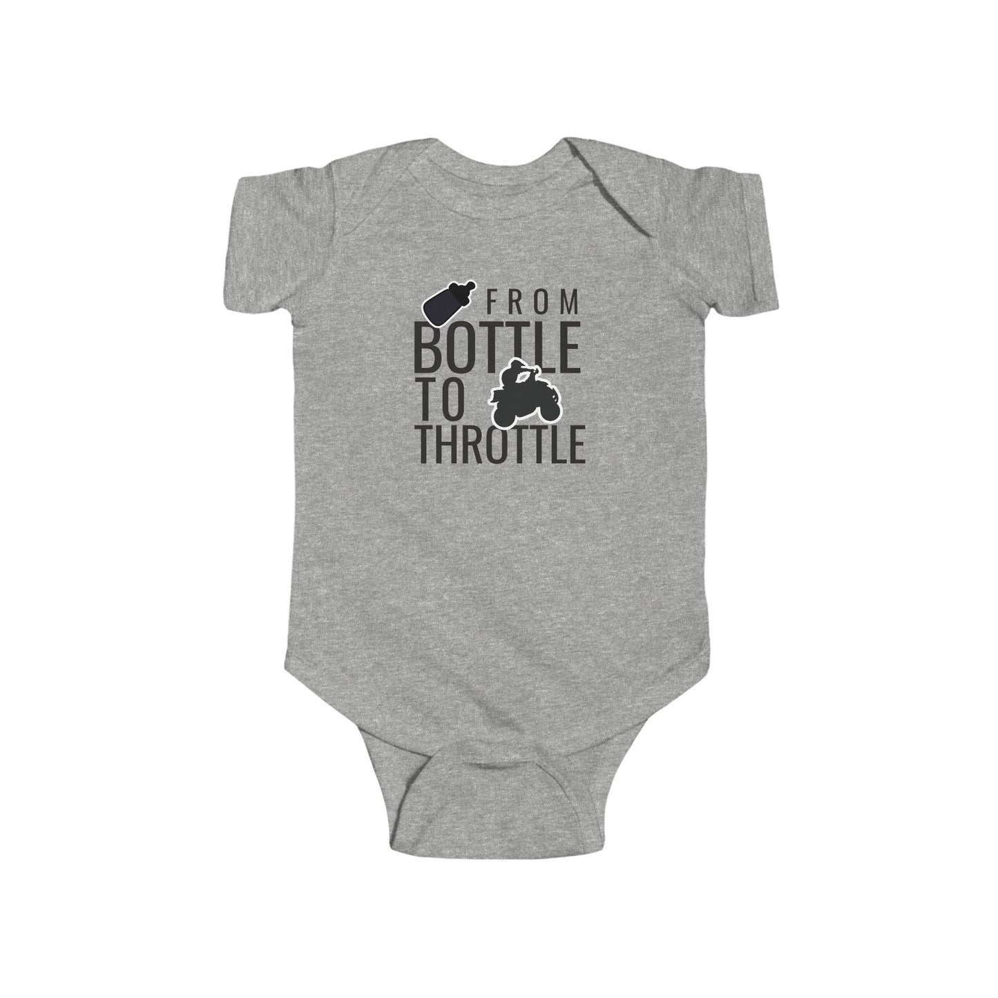 Honda 400EX Fourwheeler Baby Bodysuit | From Bottle to Throttle | Funny Baby Gift