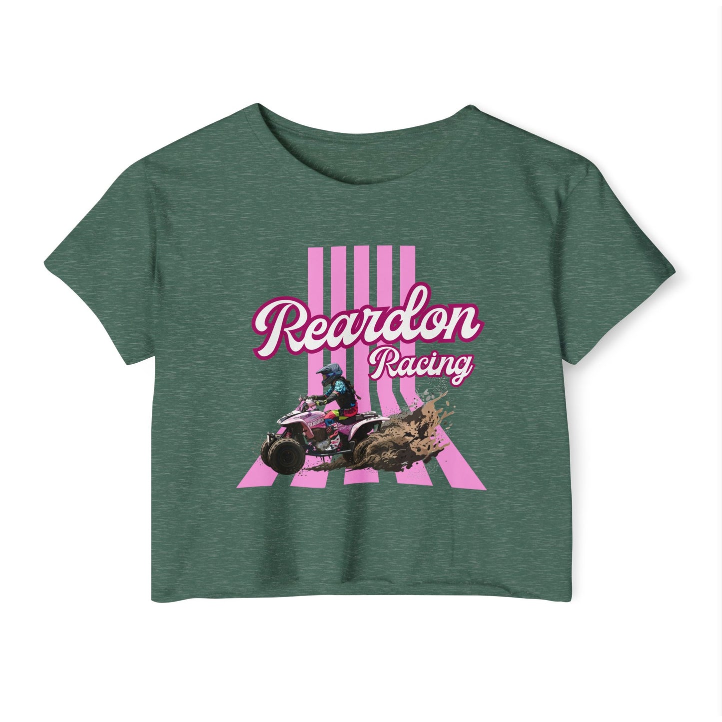 Reardon Racing #3 Crop Top — Women's Festival Racing Graphic