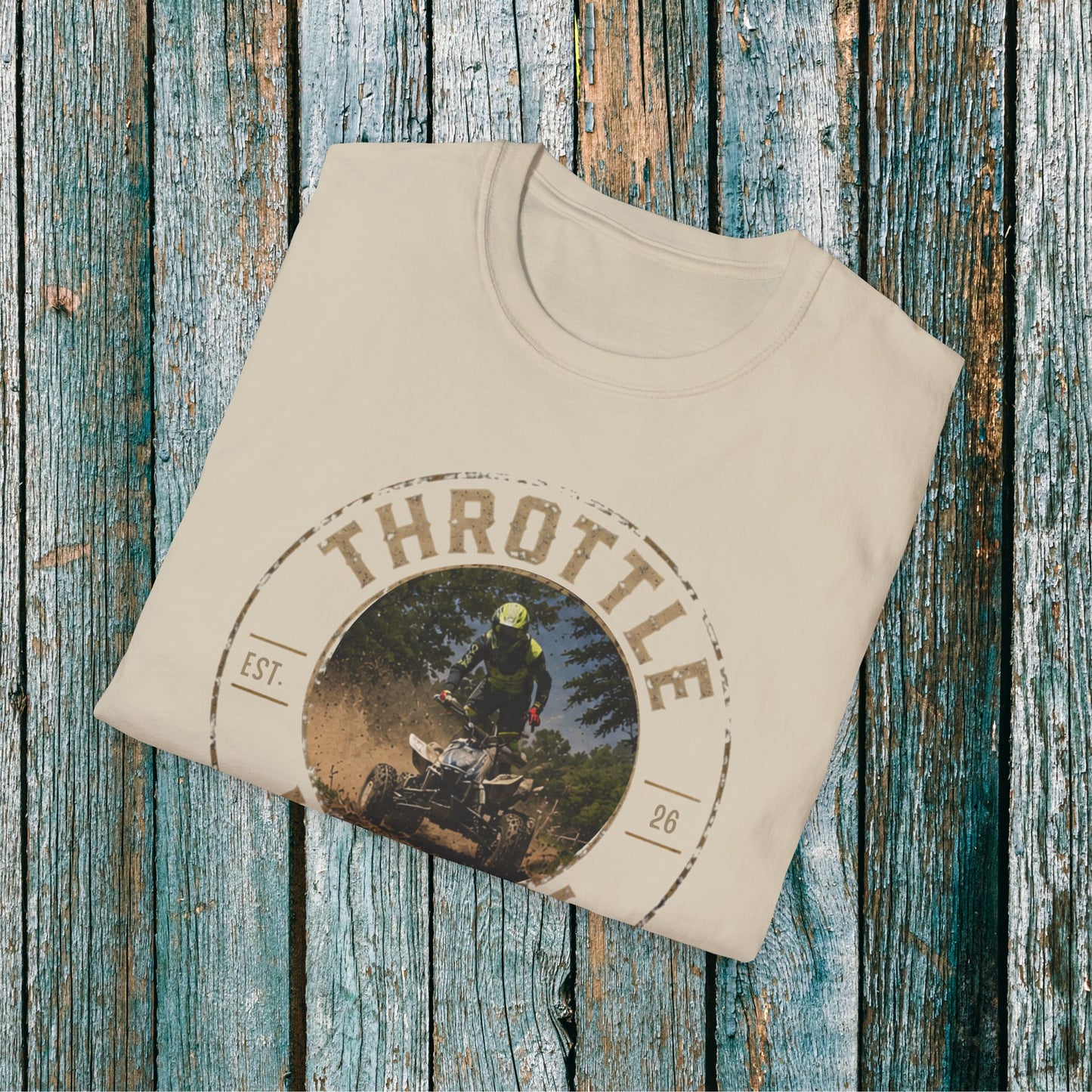 Vintage Trottle Junkie Dirt Therapy Shirt | Honda 450 ATV Racing | AXC Arkansas Pro Racing Series | Dickerson