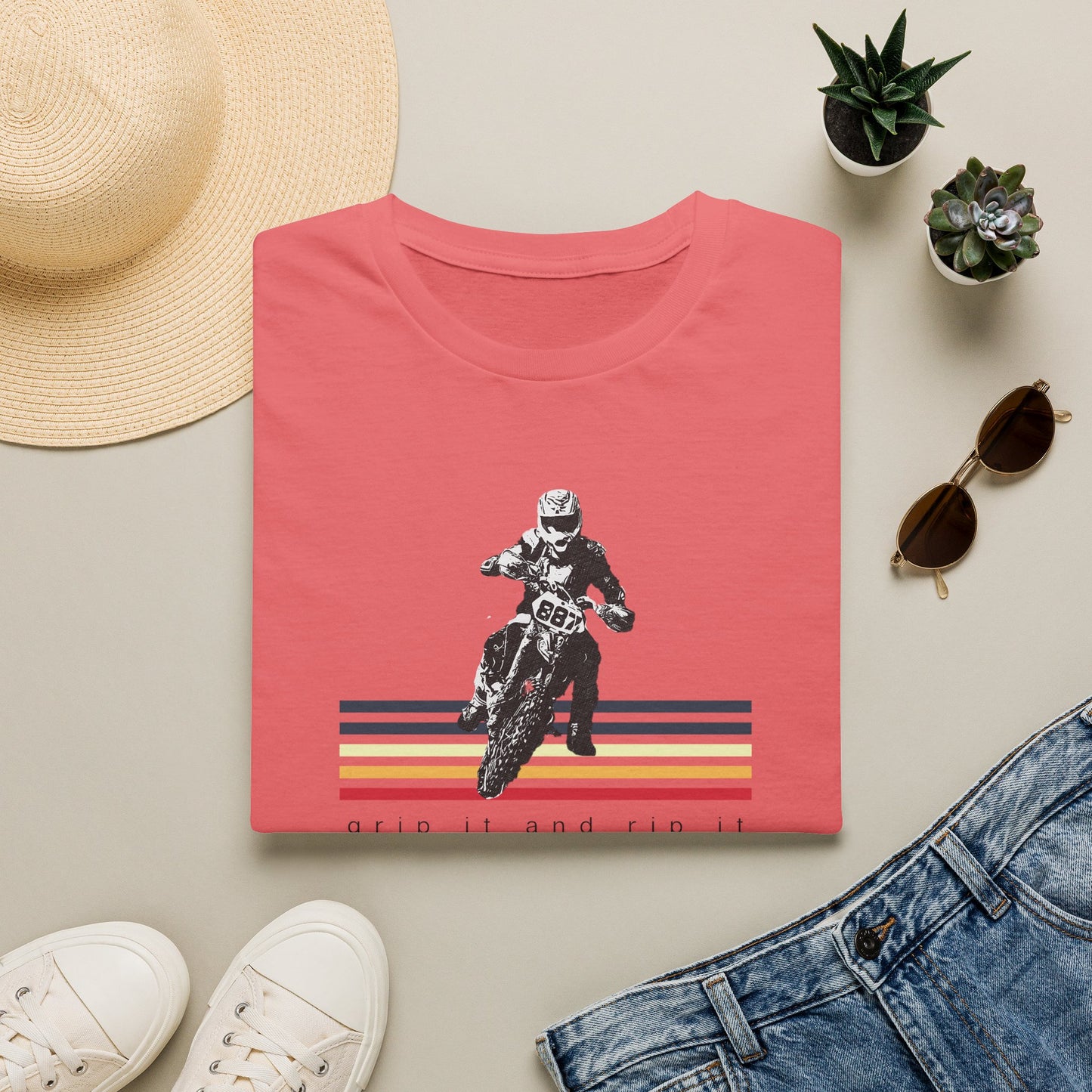 KTM Grip It and Rip It Dirt Bike T-Shirt | Motocross Riding Tee