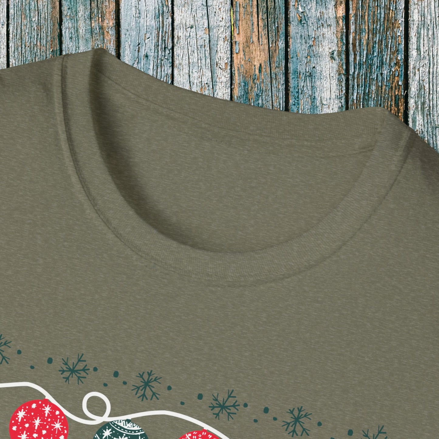 Holiday Motocross Racing | Braaap Braaap Festive Ugly Sweater T-Shirt