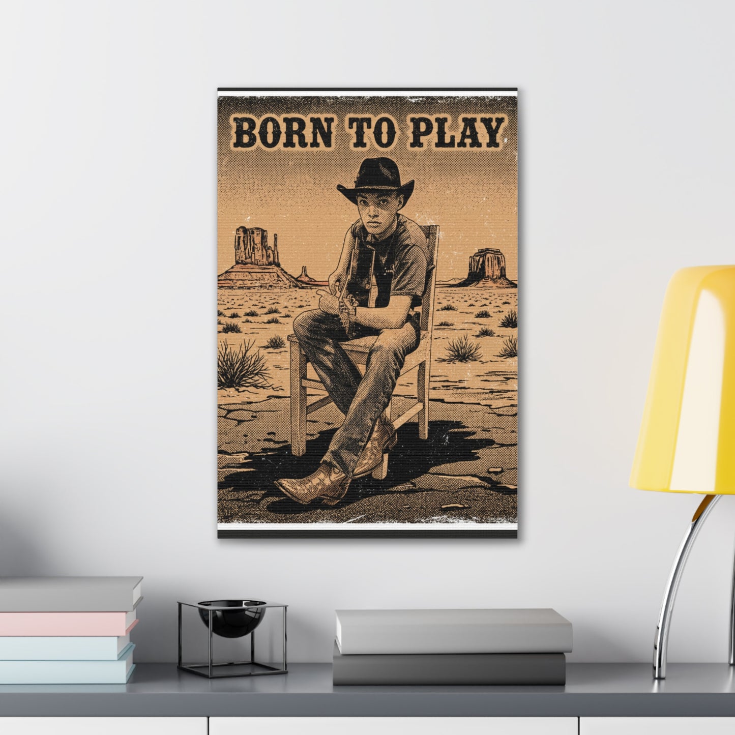 Born to Play Music Festival Ozark Overdrive poster Canvas Stretched | Power of Music wall art