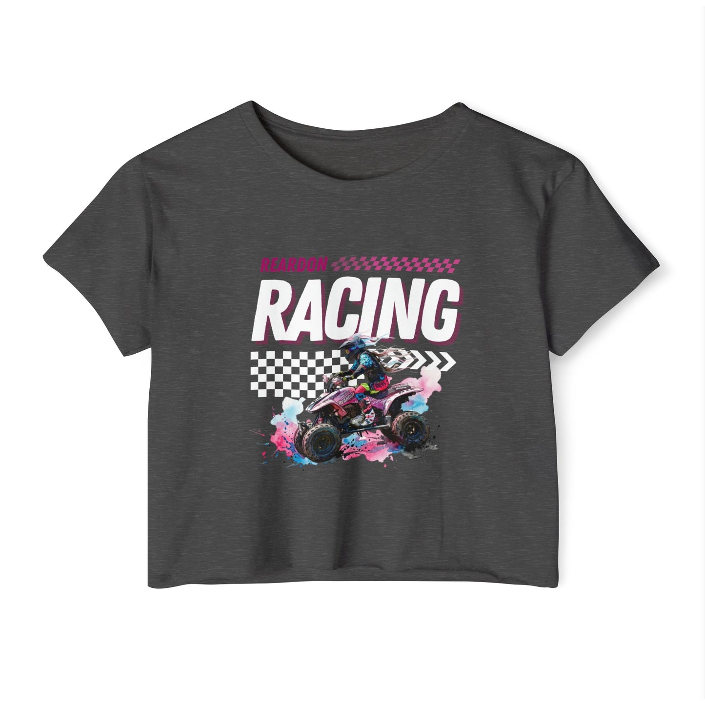 Reardon Racing Crop Top — Women's Festival Racing Graphic