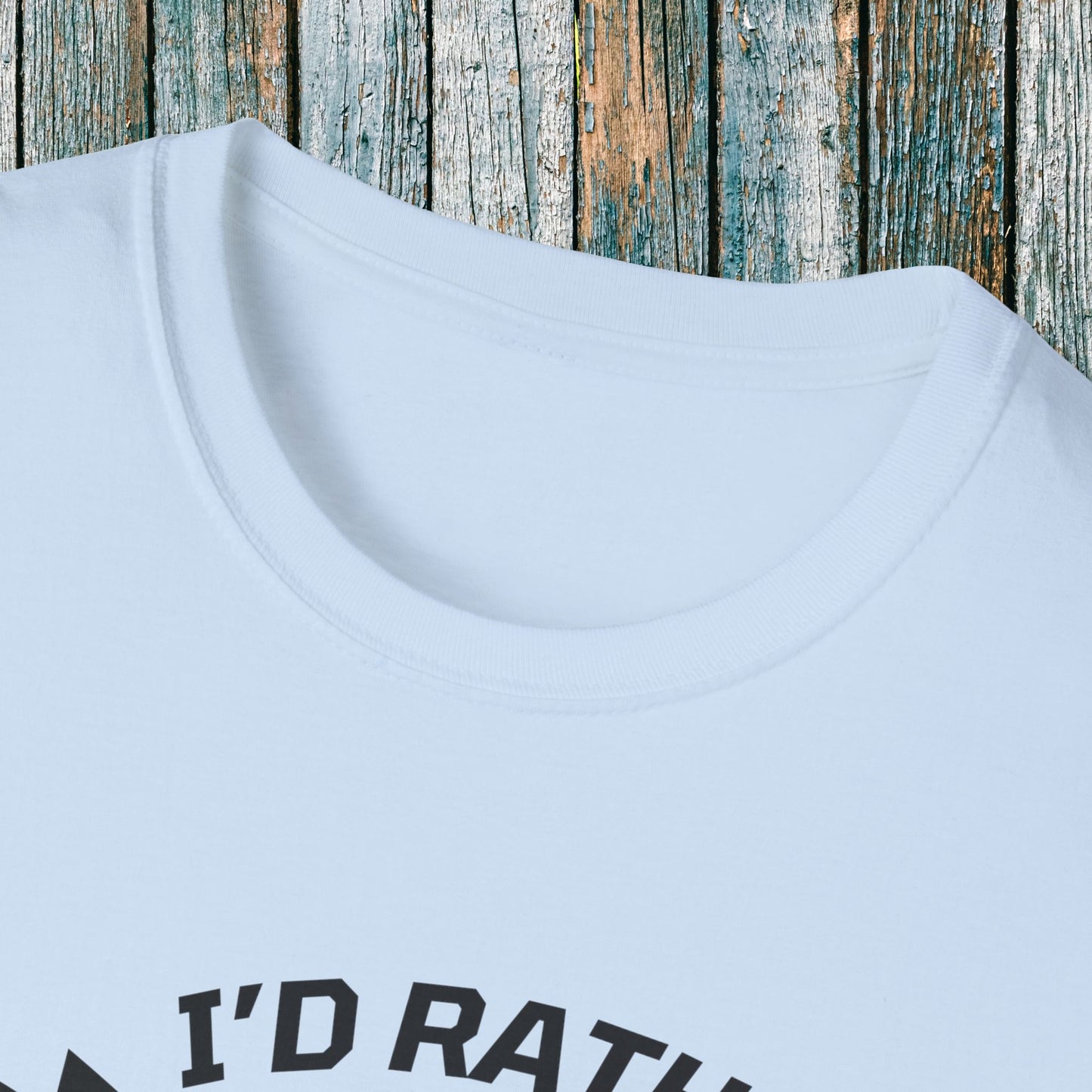 Holiday Christmas ATV T-Shirt | Honda 400 | Ugly Sweater Design says "I'd Rather be Riding"