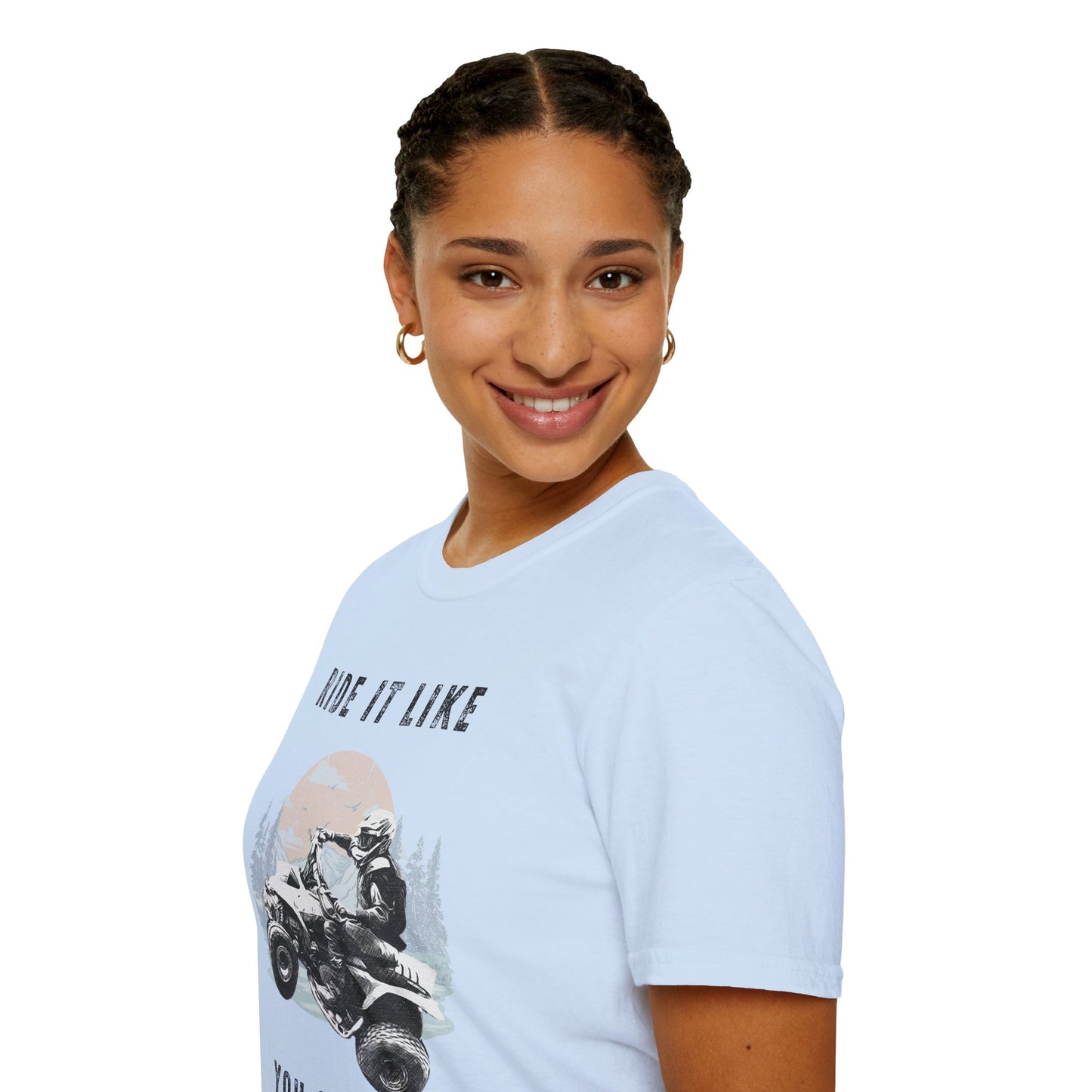 Ride It Like You Stole It ATV T-Shirt | Man on Honda 400 EX Four-Wheeler Tee