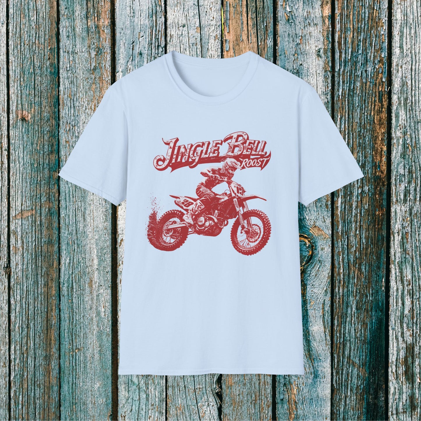 Holiday Motocross Racing Ugly Sweater | Jingle Bell Roost T-Shirt