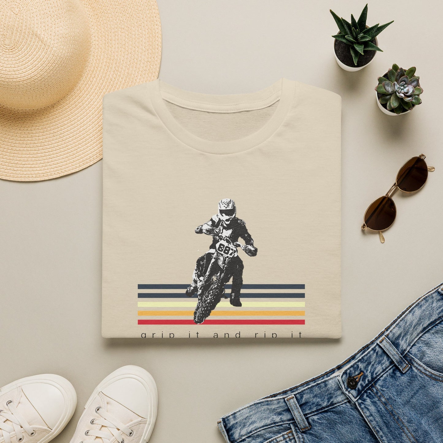 KTM Grip It and Rip It Dirt Bike T-Shirt | Motocross Riding Tee