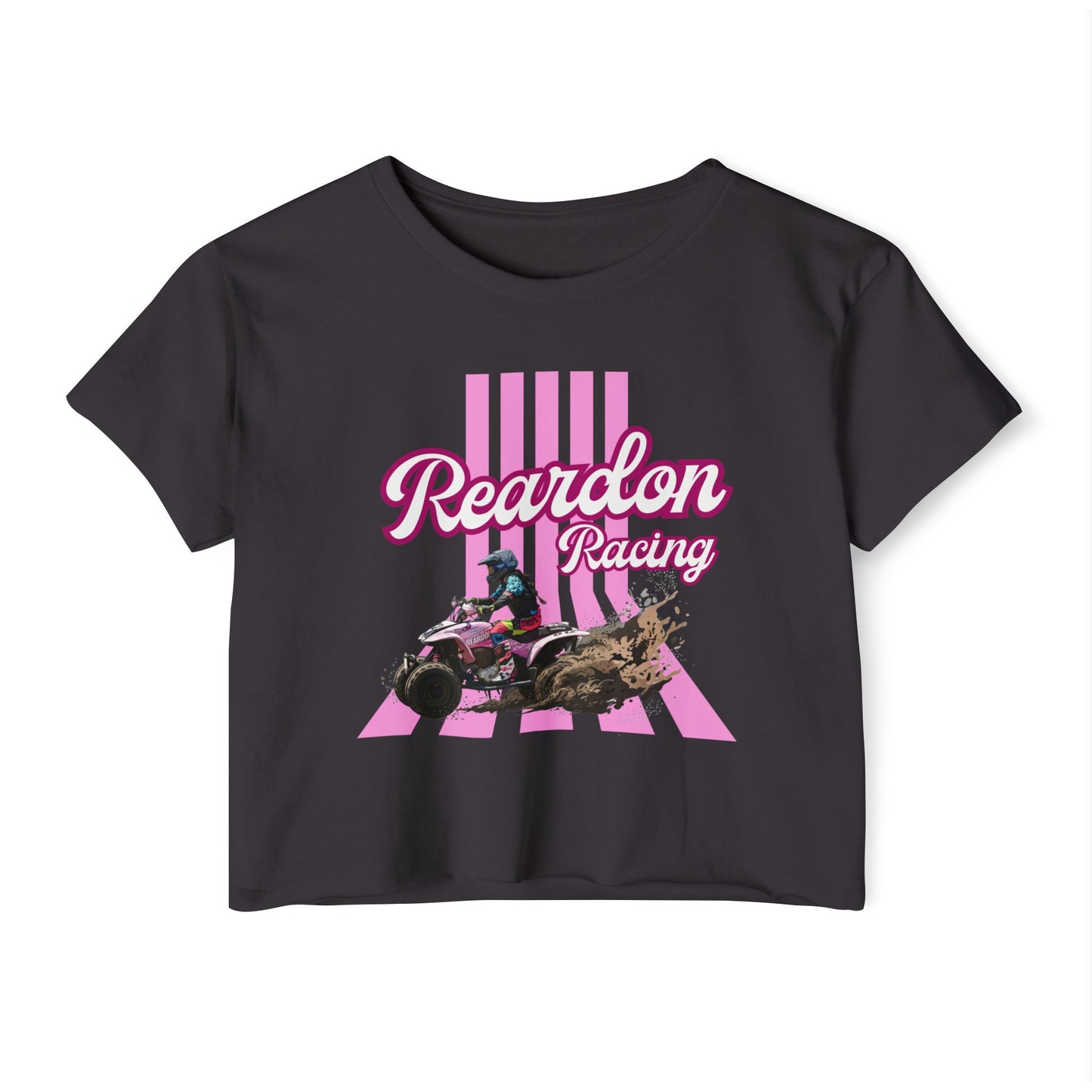 Reardon Racing #3 Crop Top — Women's Festival Racing Graphic