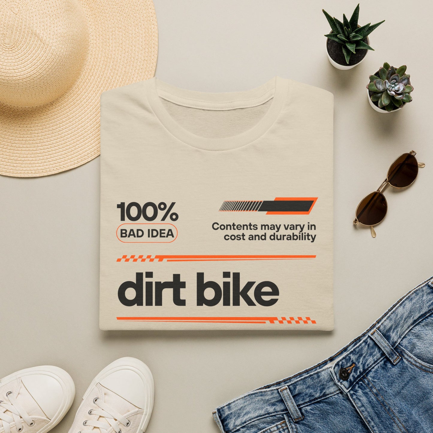 Dirt Bike Ingredients T-Shirt | Funny Motocross Men's Riding Shirt