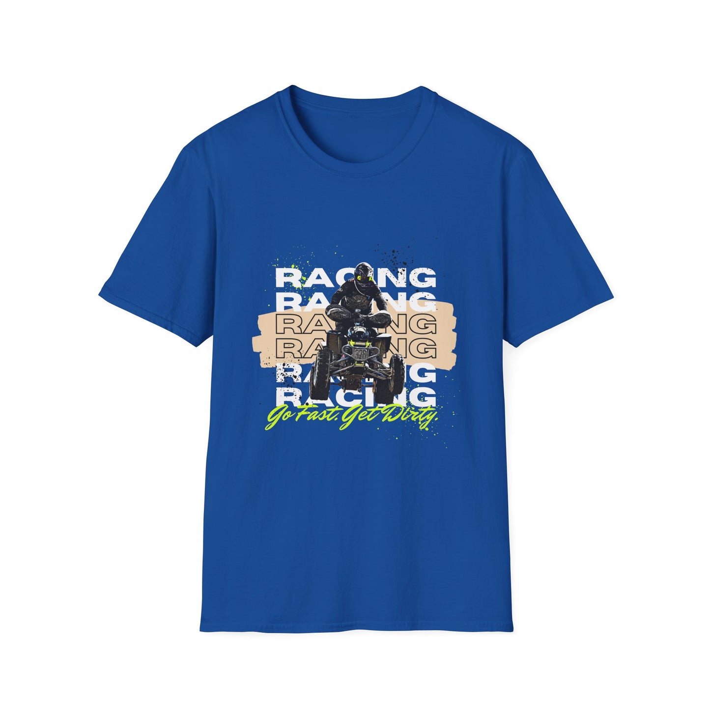 Honda 400 ATV Racing T-Shirt | Go Fast Get Dirty Off-Road Shirt | Four Wheeler Racing