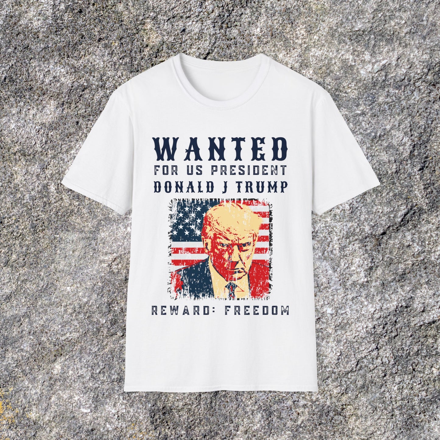 Donald Trump Mug Shot | Donald Trump Wanted Poster | Trump for US President | Soft Cotton Shirt | Adult shirt Unisex Ultrasoft Cotton shirt