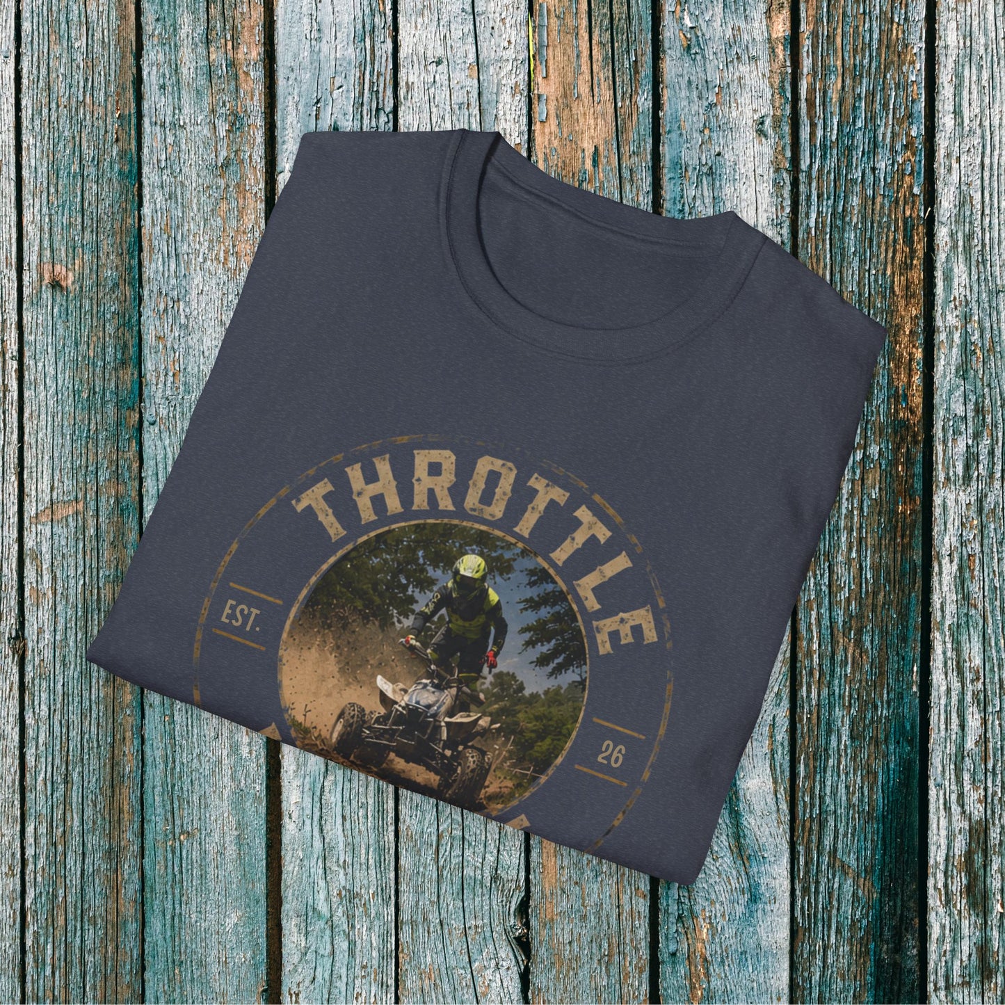 Vintage Trottle Junkie Dirt Therapy Shirt | Honda 450 ATV Racing | AXC Arkansas Pro Racing Series | Dickerson