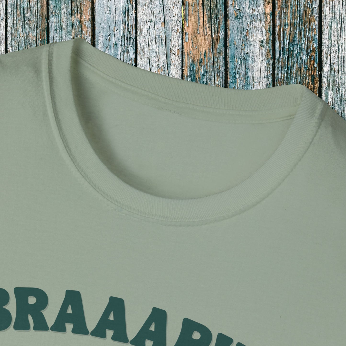 Holiday Motocross Racing Softstyle T-Shirt | Braaapin Through the Snow | Dirt Bike Ugly Sweater