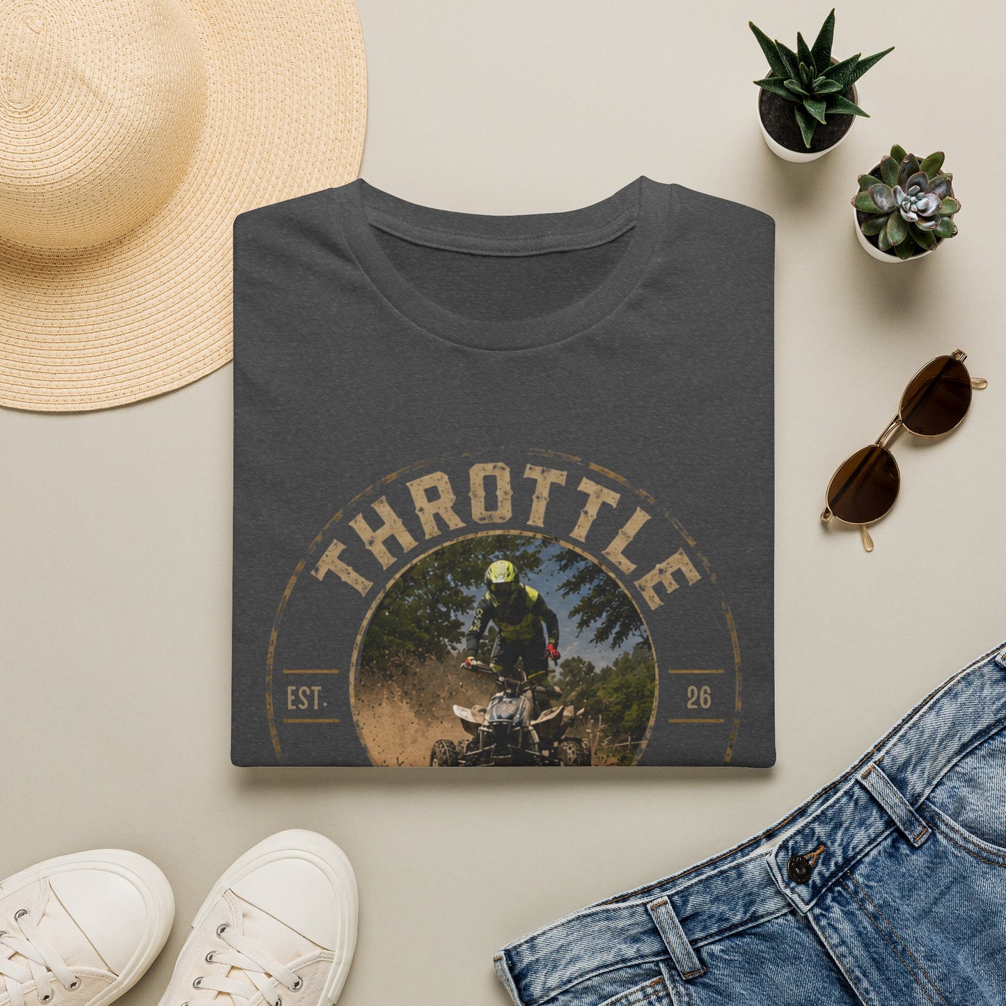 Vintage Trottle Junkie Dirt Therapy Shirt | Honda 450 ATV Racing | AXC Arkansas Pro Racing Series | Dickerson