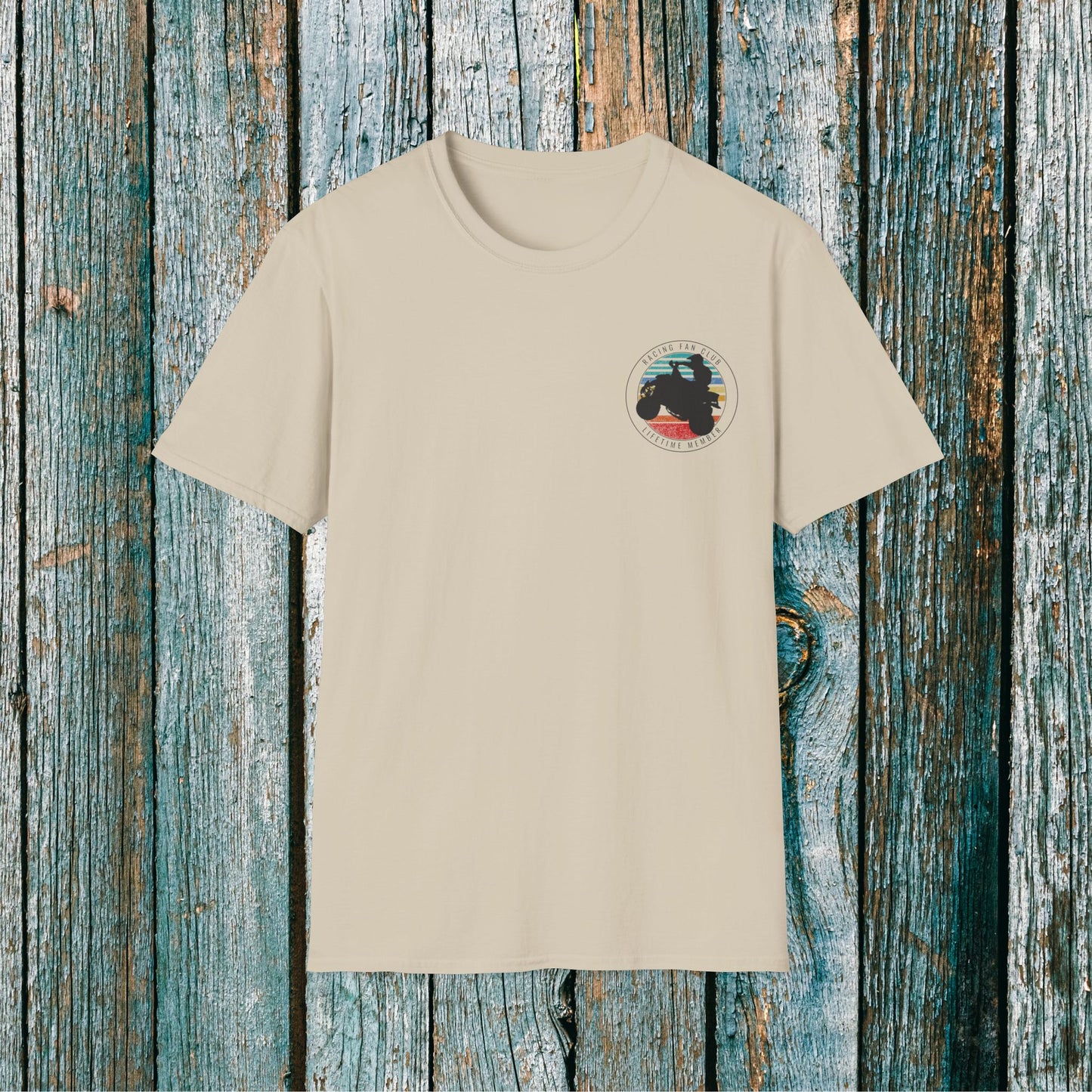 Honda 400EX Retro Distressed Four Wheeler T-Shirt | 2 -sided RIDE Graphic with Honda 400 EX