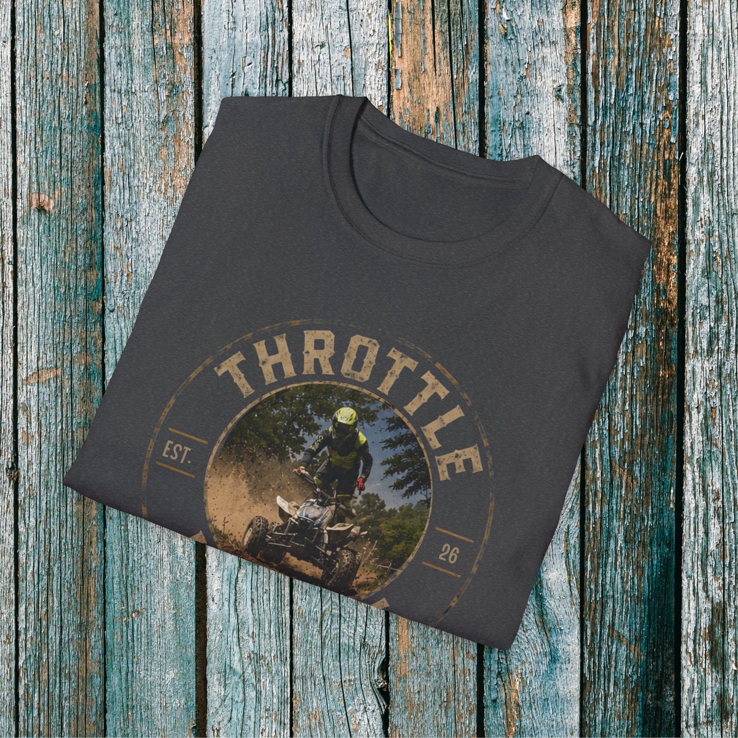 Vintage Trottle Junkie Dirt Therapy Shirt | Honda 450 ATV Racing | AXC Arkansas Pro Racing Series | Dickerson
