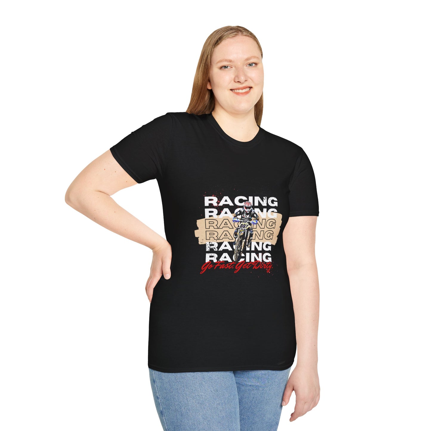 Go Fast Get Dirty KTM 300 Dirt Bike Racing T-Shirt | Motocross Racing Shirt